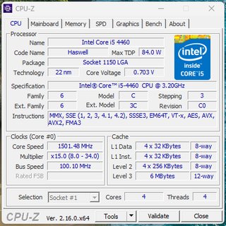 Ordenador HP Intel Core i5 4460 12GB RAM 240GB SSD