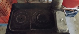 Cocina de leña antigua