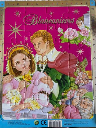 Puzzles La Cenicienta y blancanieves para niños