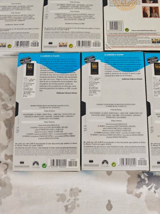 Lote 7 Películas VHS - Buen estado
