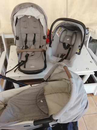 Pack Carro Bebé Joie Silla + Capazo + Grupo 0