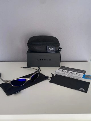 Oakley Juliet metalicas polarizadas Plata x Azul