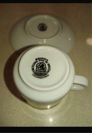 Vajilla Antigua Checoslovaquia Porcelana