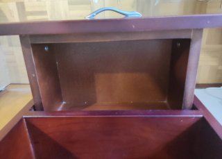 Mueble Auxiliar de pared Madera Cristal