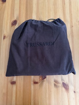 Tracolla Trussardi uomo in pelle nera