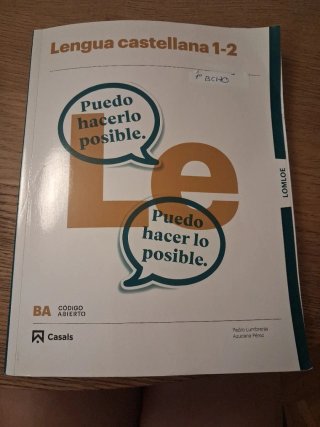 Lengua Castellana 1-2 BA