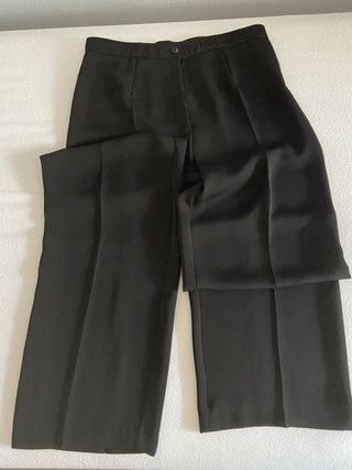 Pantalón palazzo negro mujer T/44