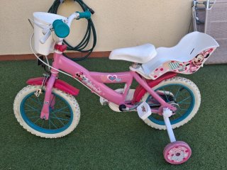 Bicicleta infantil niña Minnie casi nueva