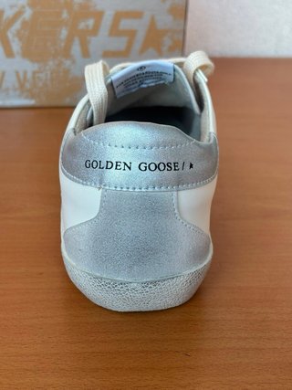 Golden Goose GGDB Super-Star bianche glitter