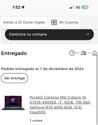 Portátil Gaming MSI Cyborg 15