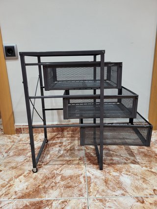 Cajonera Metálica Negra