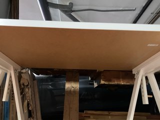 Escritorio (Caballetes y tablero Ikea)