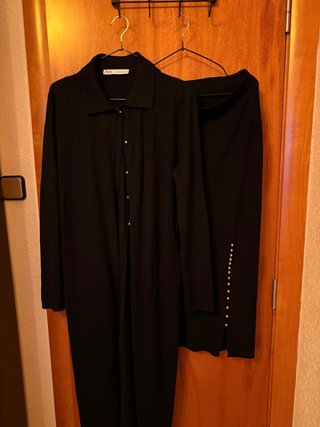 Conjunto Zara punto negro