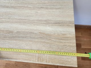 Escritorio Nórdico 120cm 2 Cajones Madera Blanca