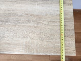 Escritorio Nórdico 120cm 2 Cajones Madera Blanca