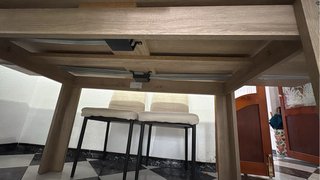 Mesa extensible y 6 sillas