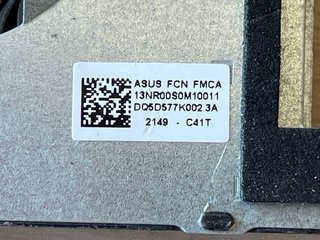 Ventiladores CPU GPU ASUS TUF FX505 FX705