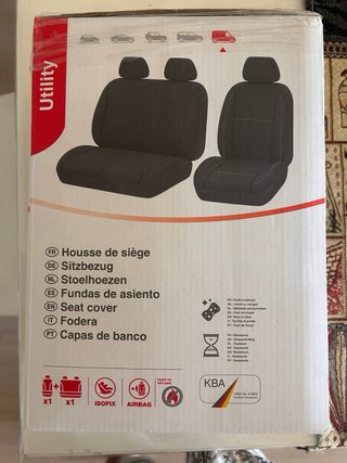 Funda asiento furgoneta 3 plazas