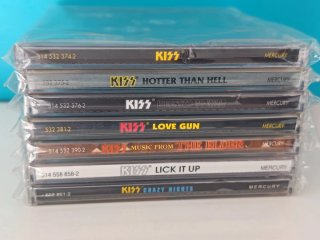 CDs KISS remasters sueltos a 6