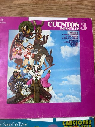 Lote Vinilos Infantiles Heidi Cuentos Canciones