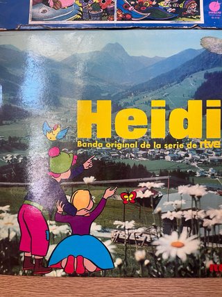Lote Vinilos Infantiles Heidi Cuentos Canciones