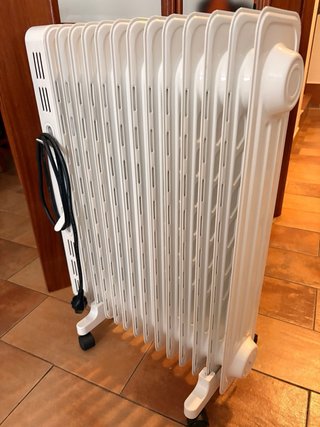 Radiador de aceite Bodner 2500w blanco
