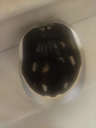 Casco ciclismo Met Trenta blanco