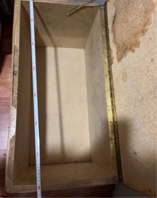 Baúl de mimbre y ratán