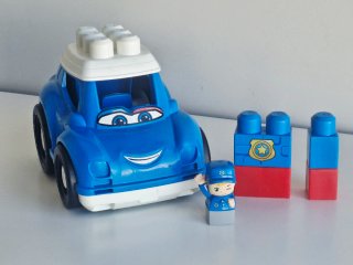 Mega Bloks Coche Policía Juguete 1 año
