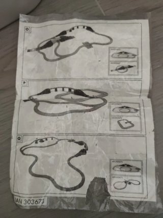 Juego de vías de tren de madera