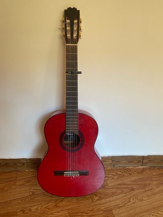 Guitarra Flamenca Roja