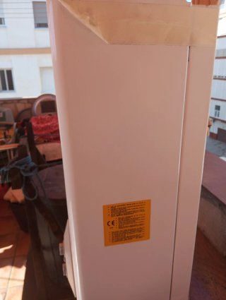 Calentador de gas butano