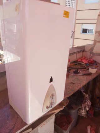 Calentador de gas butano