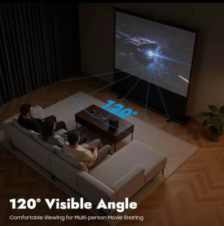 Pantalla de proyección de suelo 80 Pulgadas