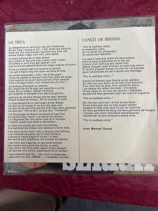 Disco Vinilo Joan Manuel Serrat 1967