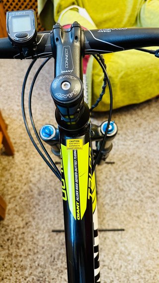 Bicicleta Giant Talon XT Negra y Fluor talla M