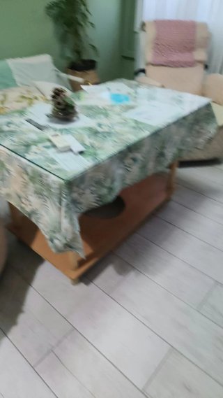 Mesa Camilla Madera y Tela