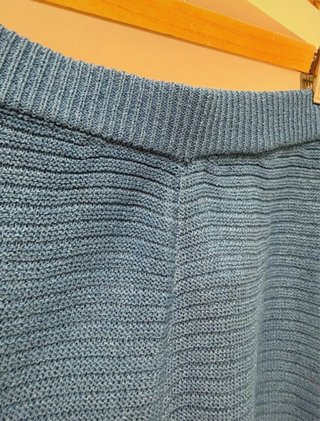Pantalón corto de punto azul