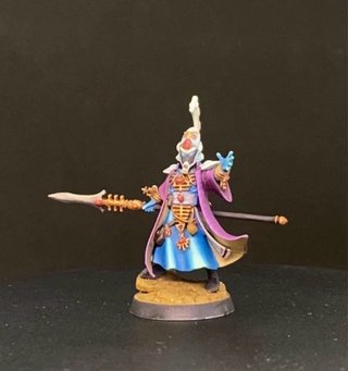 Vidente Aeldari Pintado Warhammer