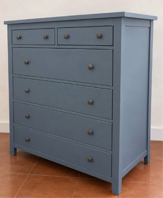 Cómoda azul 6 cajones Ikea Hemnes
