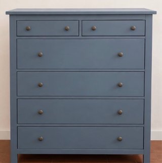 Cómoda azul 6 cajones Ikea Hemnes