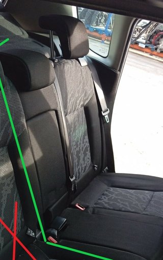Peugeot asiento tras izq 3008 sport pack 481408