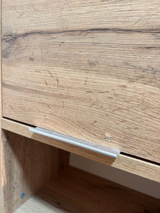 Mueble de baño alto madera
