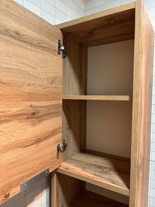 Mueble de baño alto madera