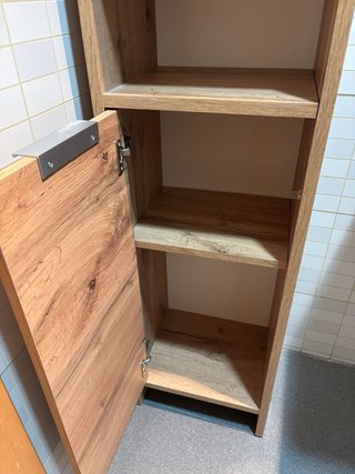 Mueble de baño alto madera