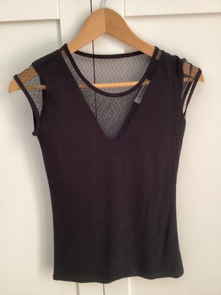Camiseta Morgan Talla XS Transparencias