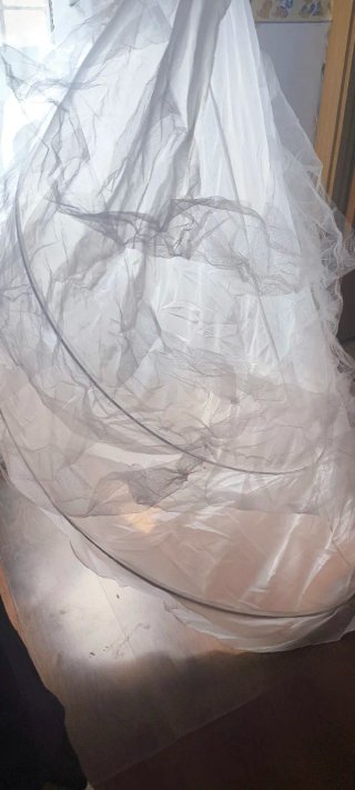 Cancán blanco para falda con cola