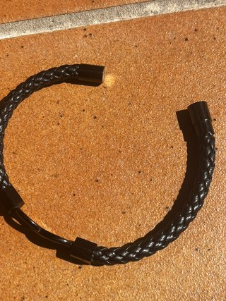 Pulsera Steffi Matze Infinity Imán Negra