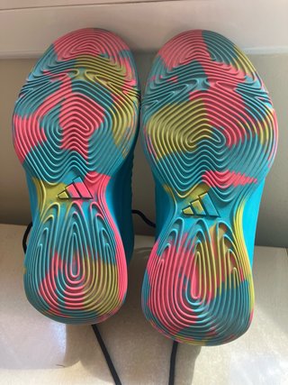 Zapatillas Baloncesto Adidas Niño Azul Rosa