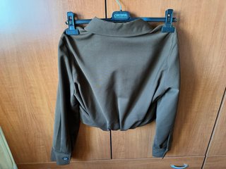 Blusa manga larga Zara marrón